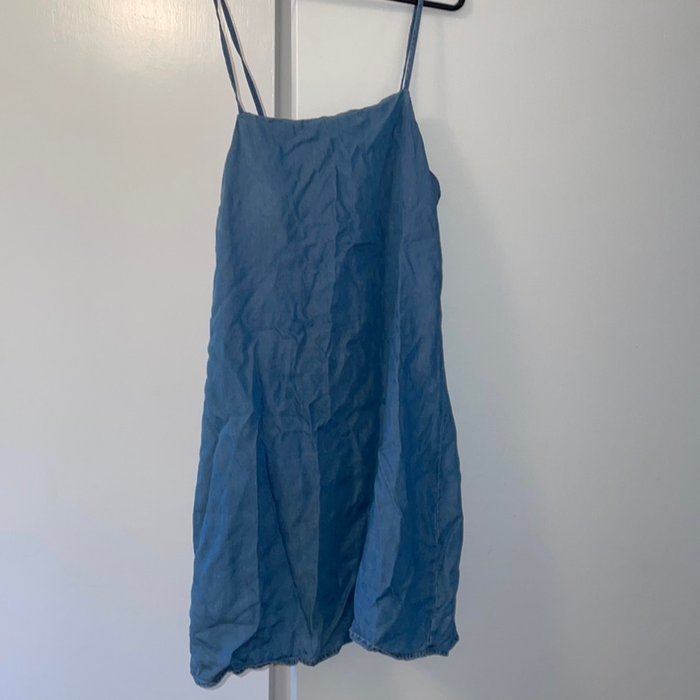 Mini jean dress